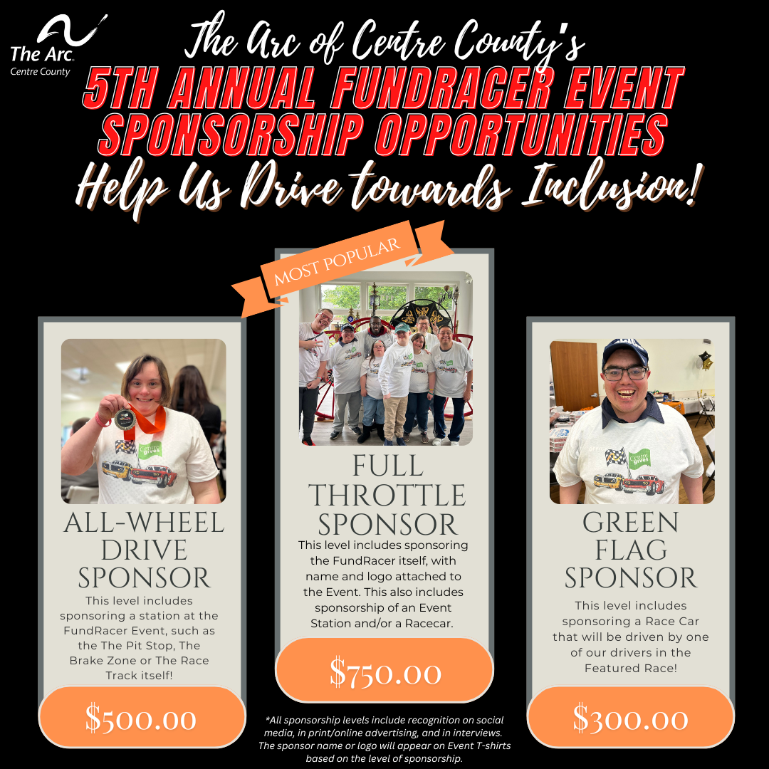 2026 Fundracer Sponsor Level Graphic